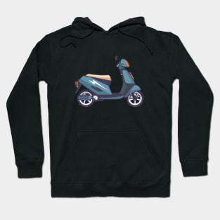 Vespa Scooter Vector Hoodie